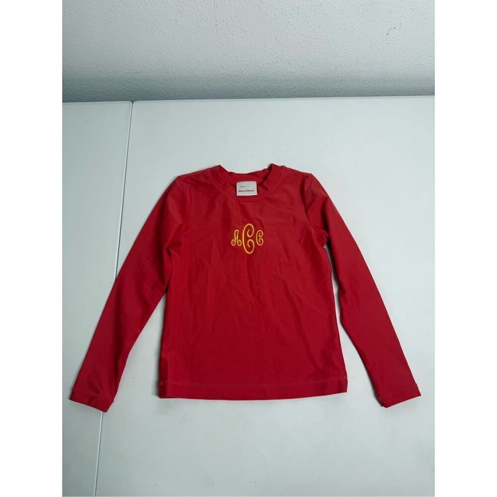 Hanna Andersson Rashguard Top Red Size 6-7